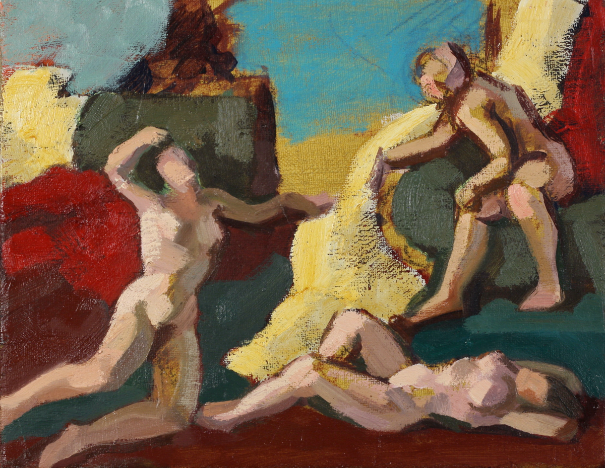 untitled; oil on canvas, 22 x 28 cm, 2018